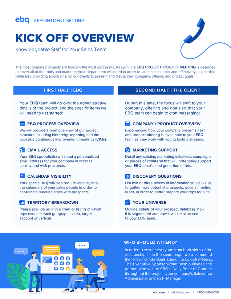 EBQ - Appointment Setting Kick Off