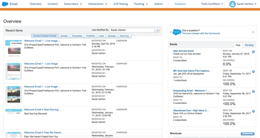 Marketing Cloud Engagement: Email Studio Overview