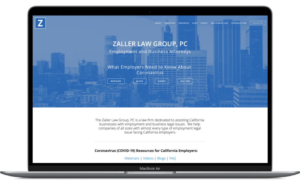 Web Design - Zaller