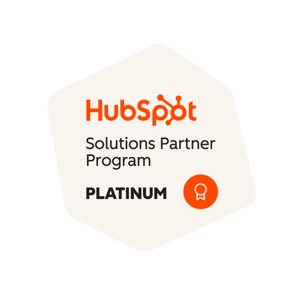 HubSpot Platinum badge