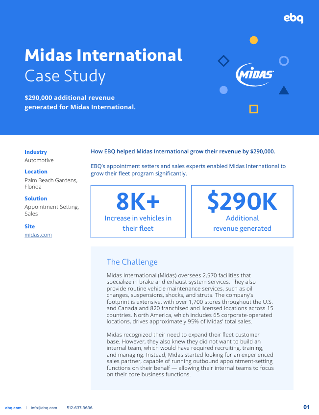 Midas International case study