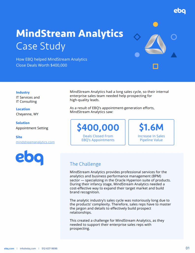 MindStream Analytics case study