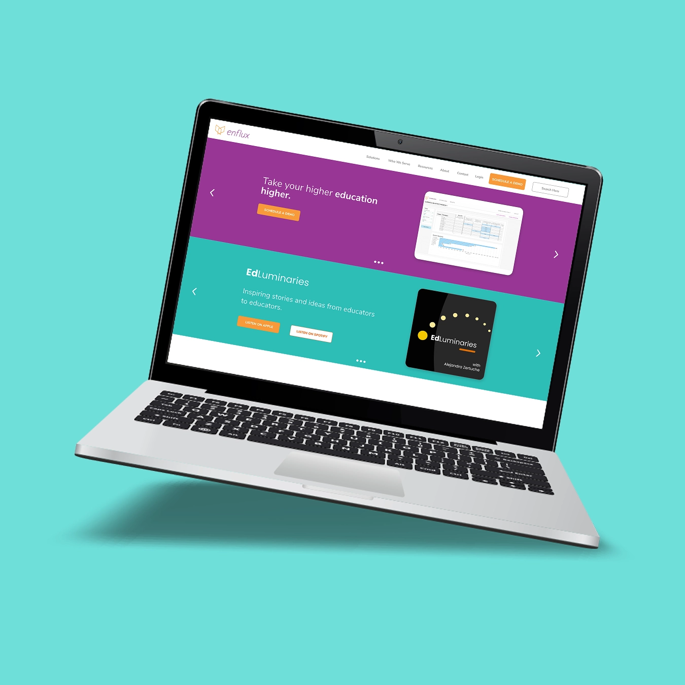 Enflux- Web Design 2